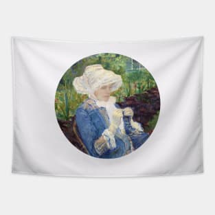 THE BEST KNITTING MOM EVER FINE ART VINTAGE STYLE MOTHER OLD TIMES Tapestry