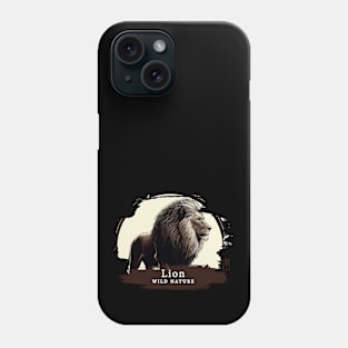 Lion - WILD NATURE - LION -13 Phone Case