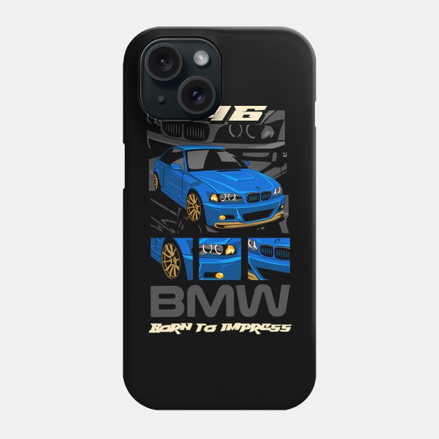 Bmw E46 Performance Machine Phone Case by OrigamiOasis