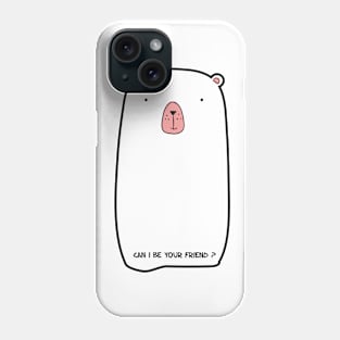 Single Bear Phone Case