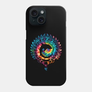 Thresher shark Rainbow Tie Dye Pattern Phone Case