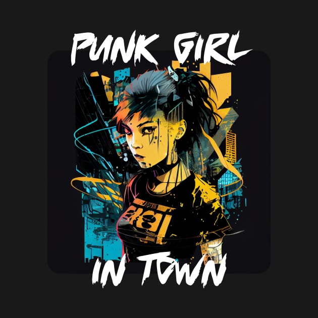 Graffiti Style - Punk Girl In Town 7 by PD-Store