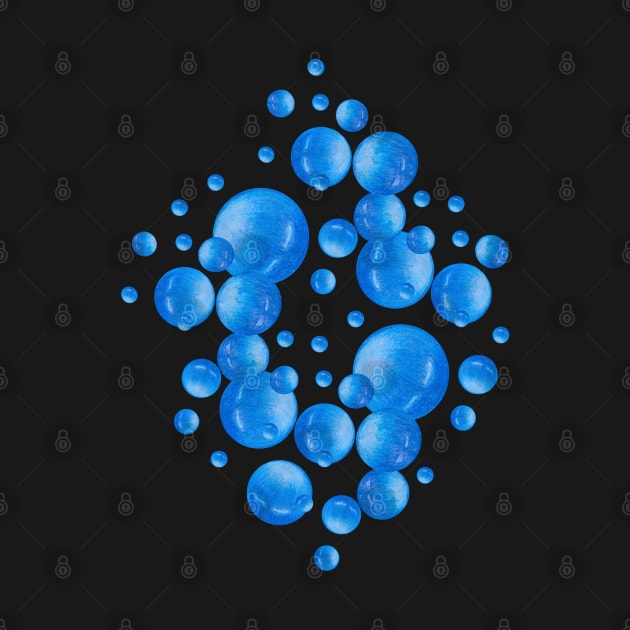 Blue bubbles by KateQR