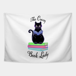 The Crazy Book Lady - Light T-Shirts Tapestry