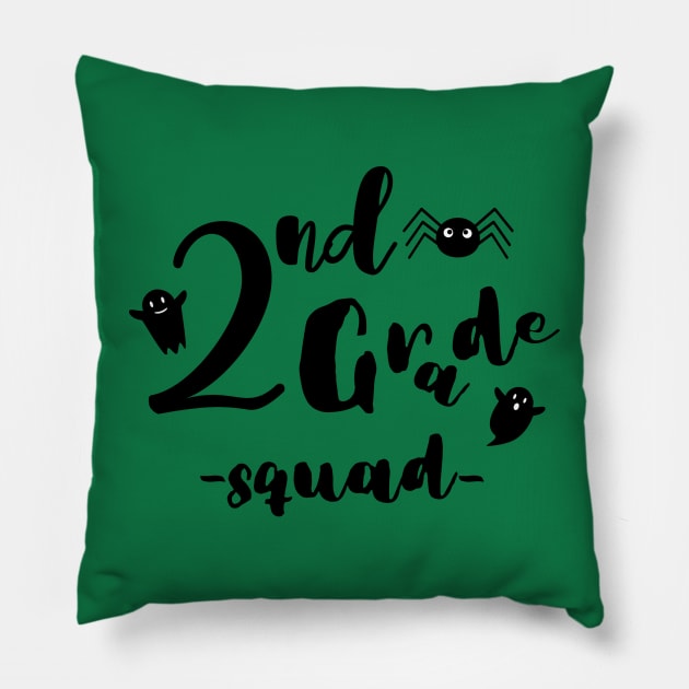 second grade squad halloween hero Pillow by hnueng111