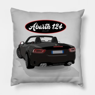 ABARTH 124 NERO Back Pillow