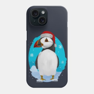 Winter puffin Phone Case