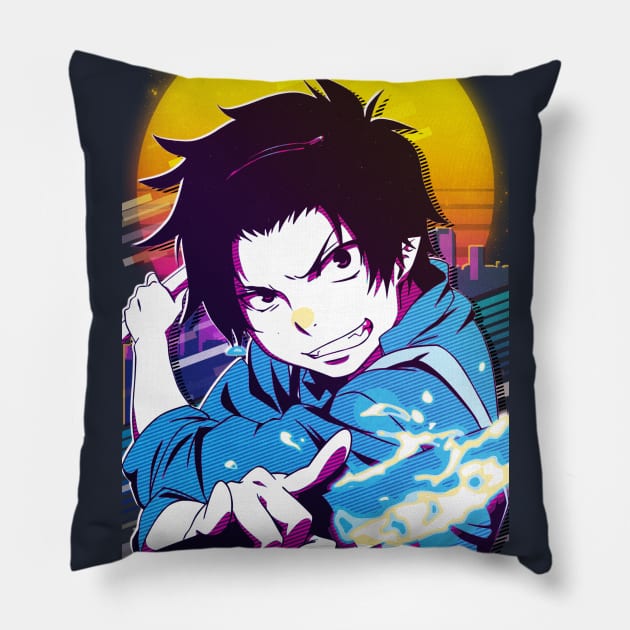 Rin Okumura Pillow by 80sRetro