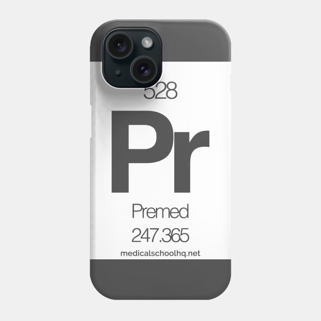 Premed Element Phone Case by Medical School Headquarters