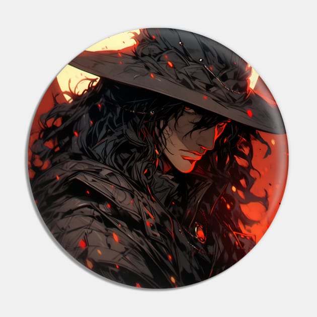 Hunters of the Dark: Explore the Supernatural World with Vampire Hunter D. Illustrations: Bloodlust Pin by insaneLEDP