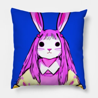 Anime Easter Bunny back version (MD23ETR021) Pillow