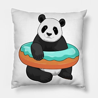 Panda with Donut Pillow