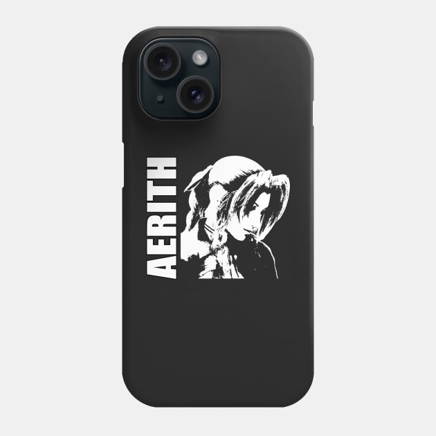 Aerith - Final Fantasy VII Phone Case by thethirddriv3r