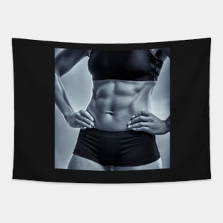 Anonymous athletic woman Tapestry