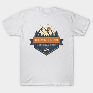 Rocky Mountains T Shirt National Park Vintage Tee Cool Bear