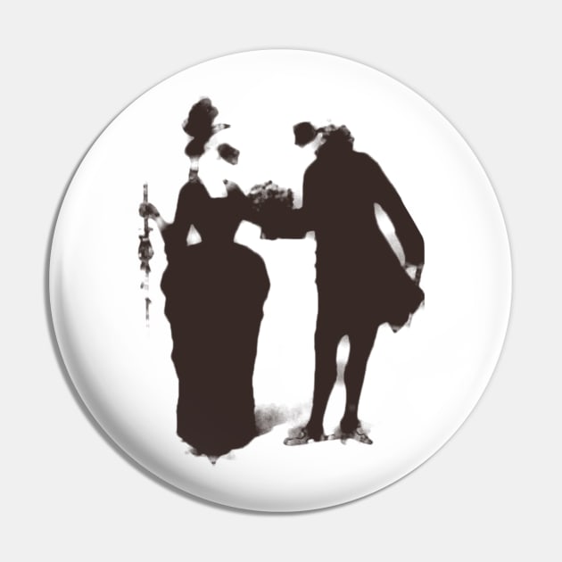 Gothic Marie Antoinette and Axel in Historic Costume Drama Gothic Black Ballgown Pin by penandbea