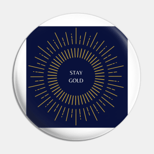 BTS stay gold Pin