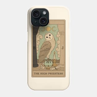 The High Priestess - Owls Tarot Phone Case