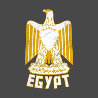 Egypt // Vintage Faded Style Flag Design T-Shirt