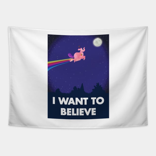 believe to bing bong Tapestry by RedSheep