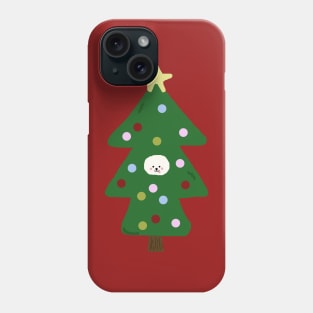 Christmas Tree Dog Phone Case