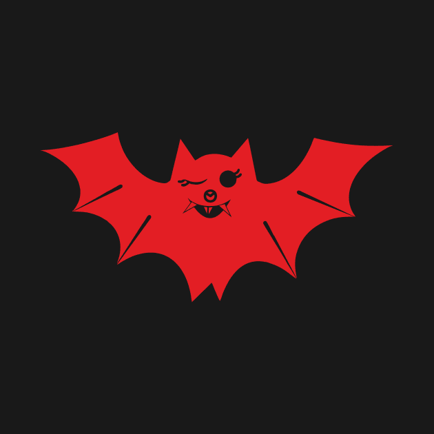 Bat (red solid) by aceofspace