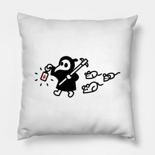 Plague Doctor's Loyal Followers Pillow