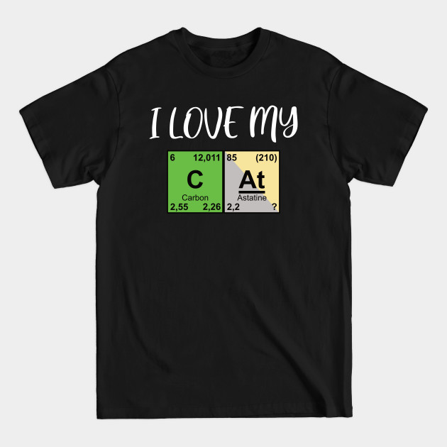 Disover periodic table cat funny - Cat - T-Shirt