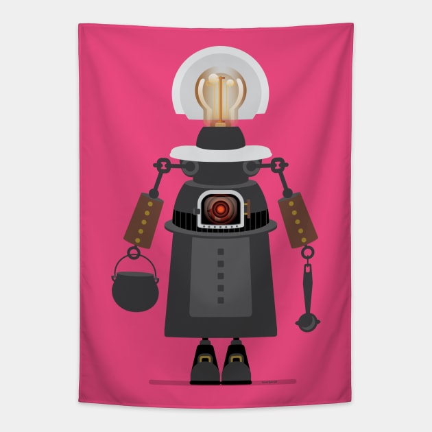 It's a Robot too, Pilgrim Tapestry by DanielLiamGill