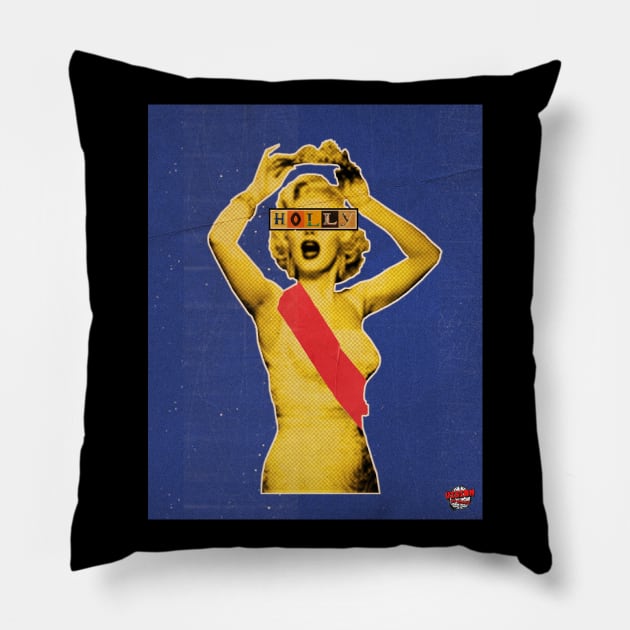 Hollywood queen Pillow by visionofbrain