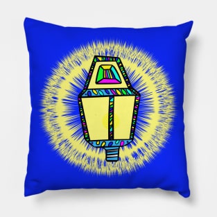 Bright Carriage Lamp Pillow