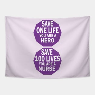 Nursing motivational Quotes Design for students and Nurses Tapestry