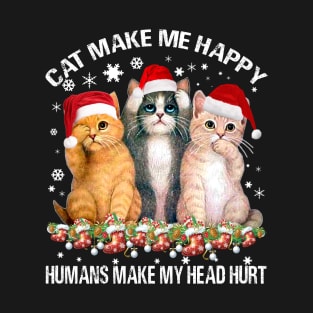 CAT MAKE ME HAPPY T-Shirt