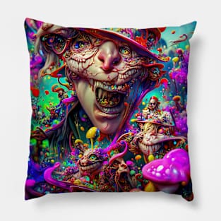 Fear And Loathing In Wonderland #67 Pillow