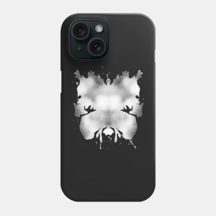 Rorschach Moth Ink Blot Test White Phone Case