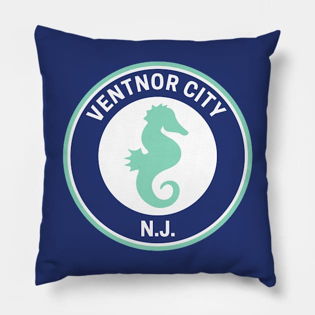 Ventnor City NJ Pillow by fearcity