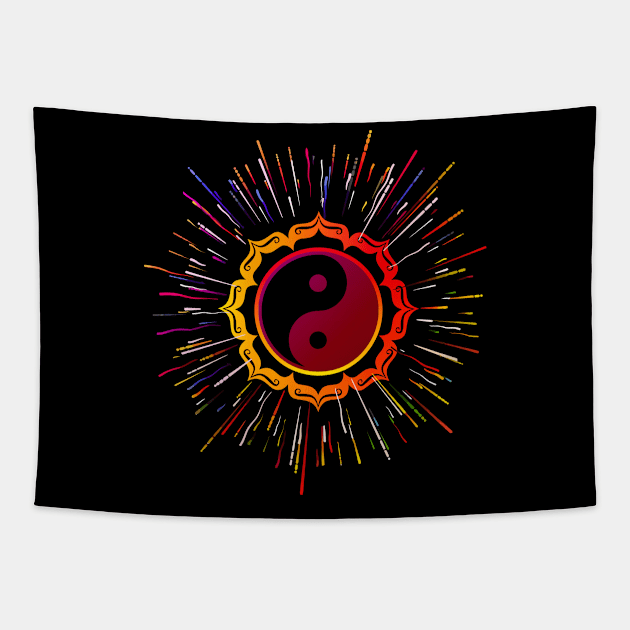 Yin and Yang N°8 Tapestry by couleur365