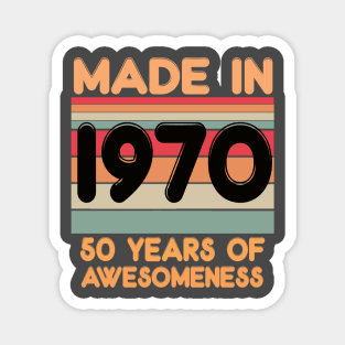 Made In 1970 Magnet