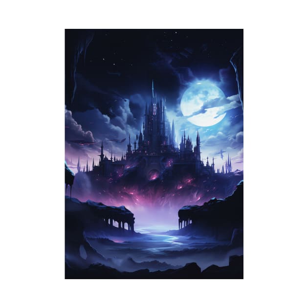 Dark Fantasy Landscape by Nenok
