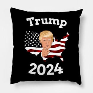 Trump 2024 Political Pillow