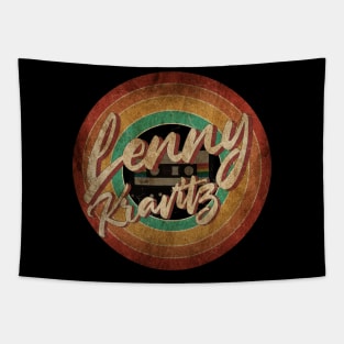 Lenny Kravitz Vintage Circle Art Tapestry