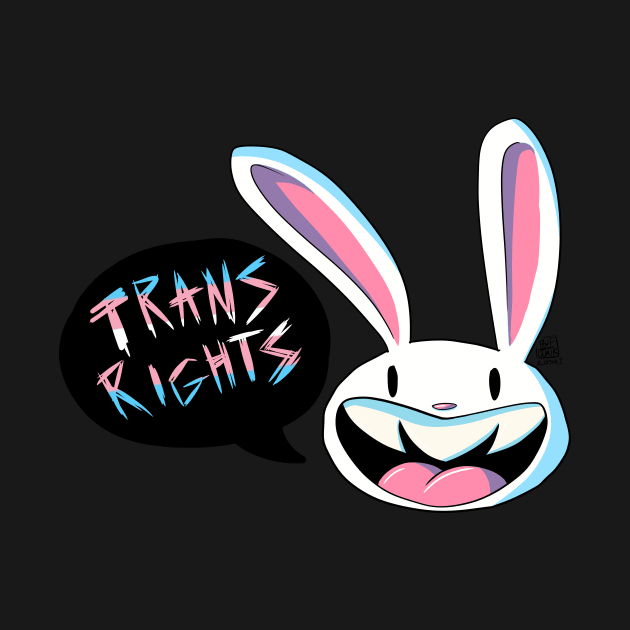Trans Rights Max! by spaceagebarbie