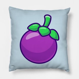 Mangosteen Fruit Cartoon Pillow