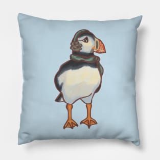 Ear Muff-in Puffin Pillow