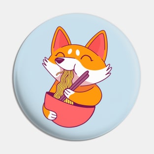 Corgi Ramen Pin