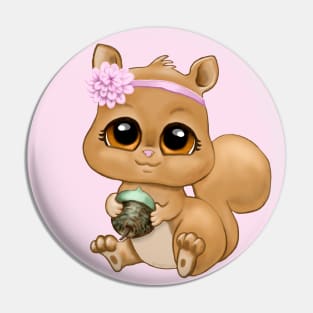 Baby Squirrel Pin