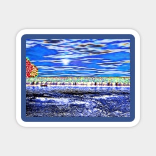 Blue Waterfall Magnet