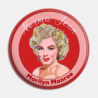 Norma Jean Marilyn Monroe Hollywood Starlet Pin