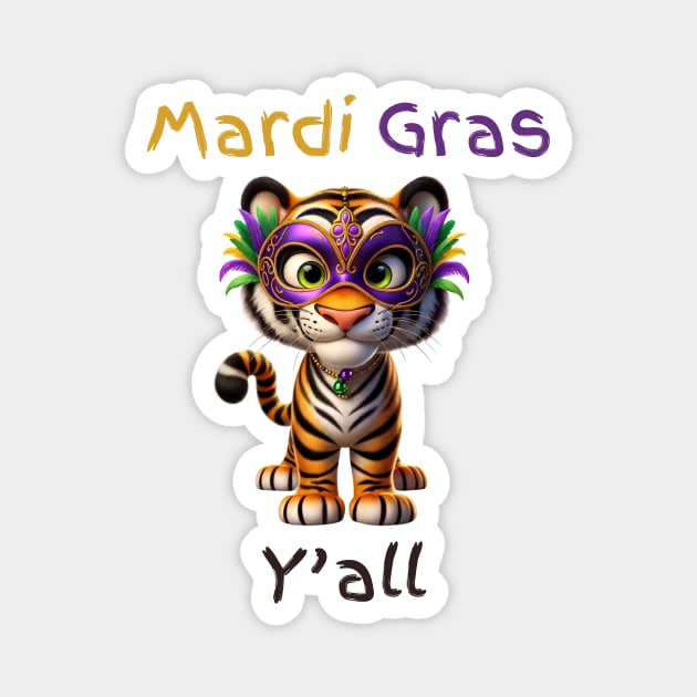 Kids Mardi Gras Youth Shirt Boys Mardi Gras Shirt Girls Mardi Gras Carnivale Shirt Mardi Gras Kids Mardi Gras TShirt Mardi Gras Top for Kids Magnet by HoosierDaddy