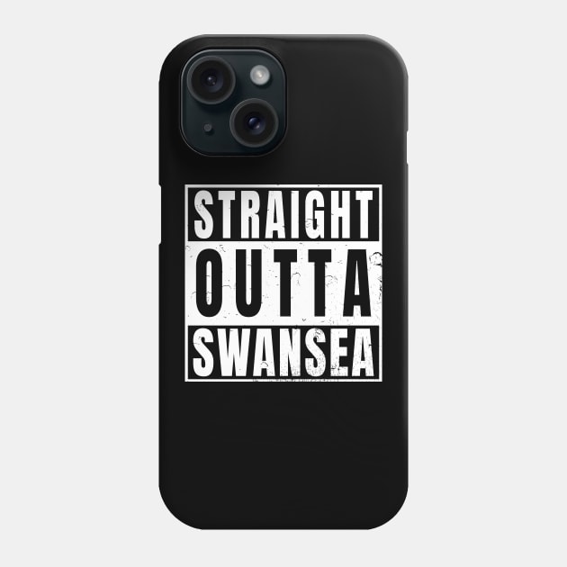 Straight Outta Swansea Phone Case by Randomart